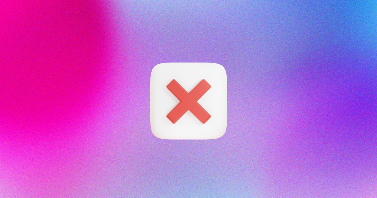 Red X block icon on Instagram gradient background illustrating how to restrict someone on Instagram