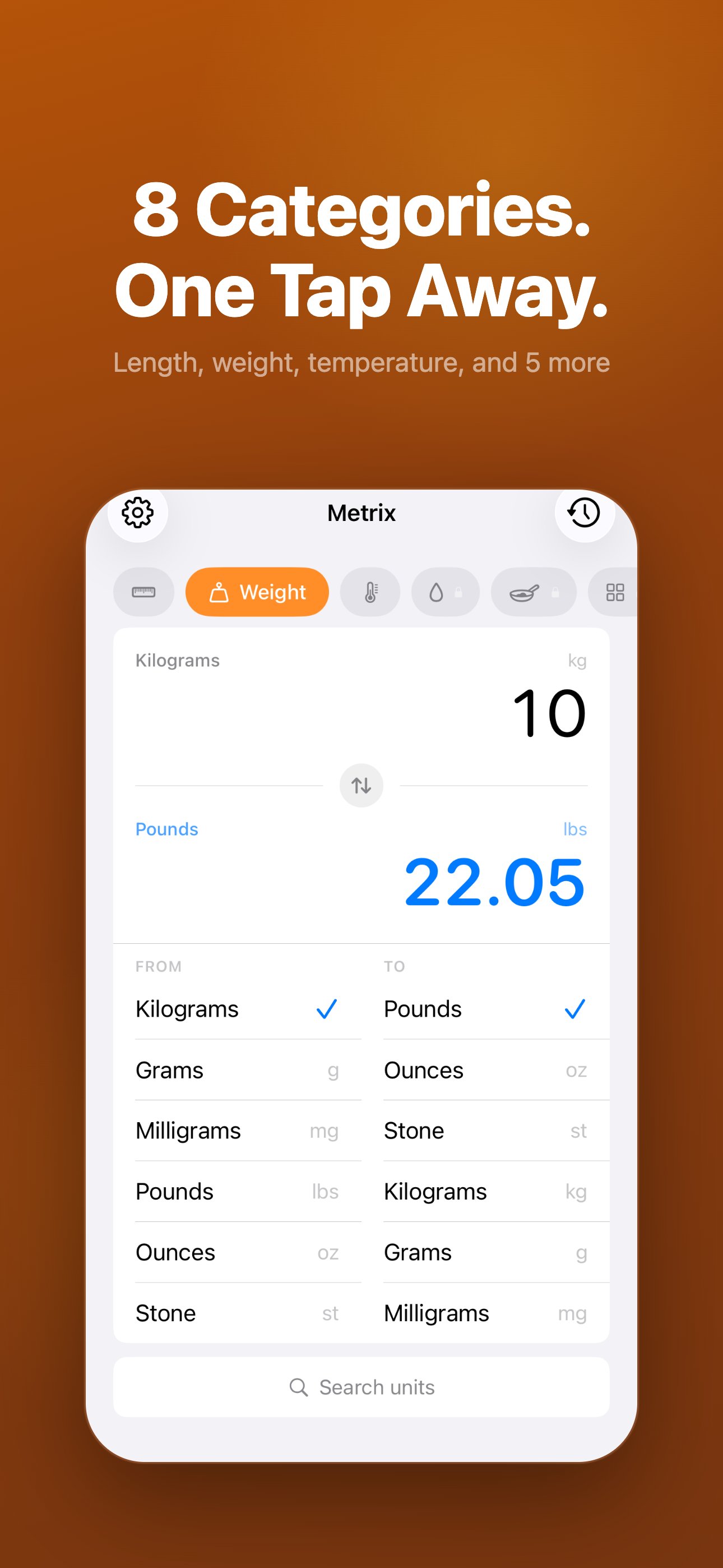 Weight — kilograms to pounds