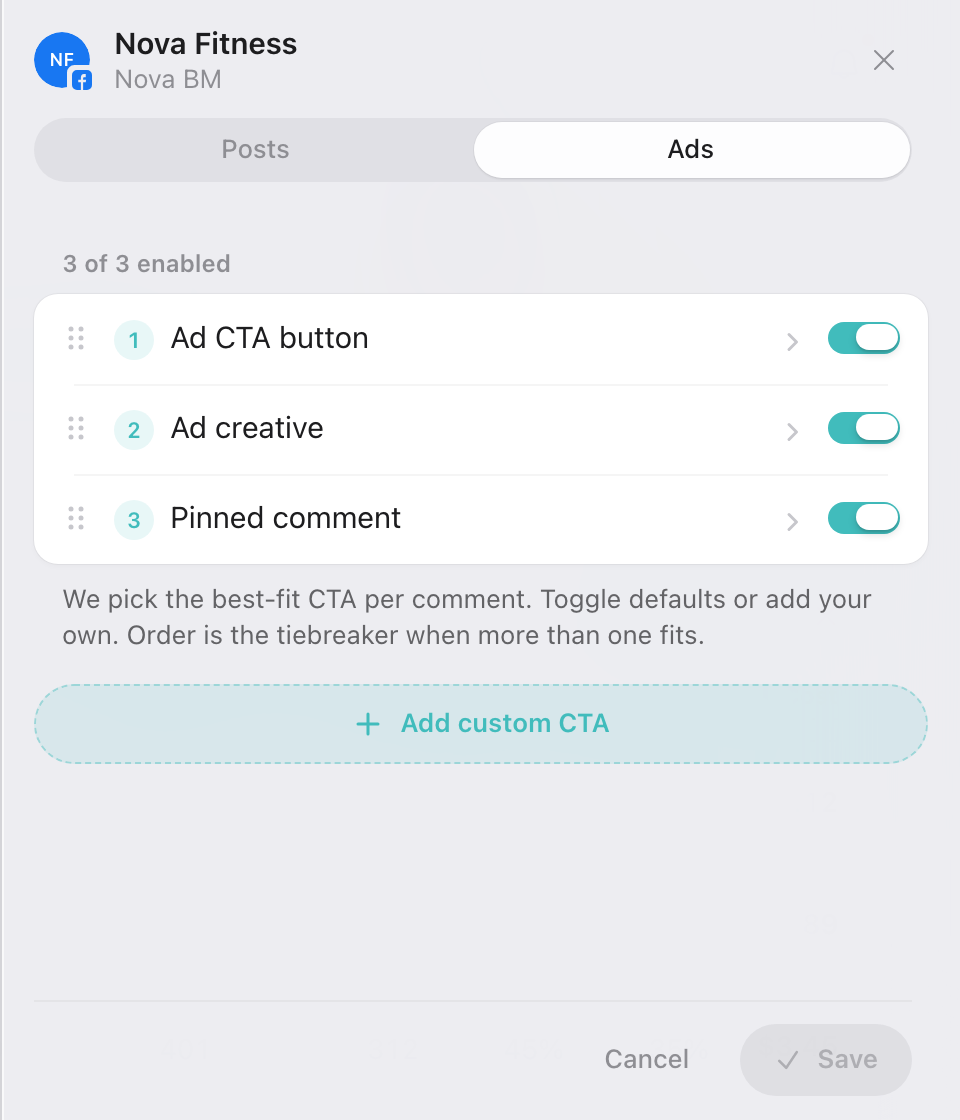 CTAs para Ads